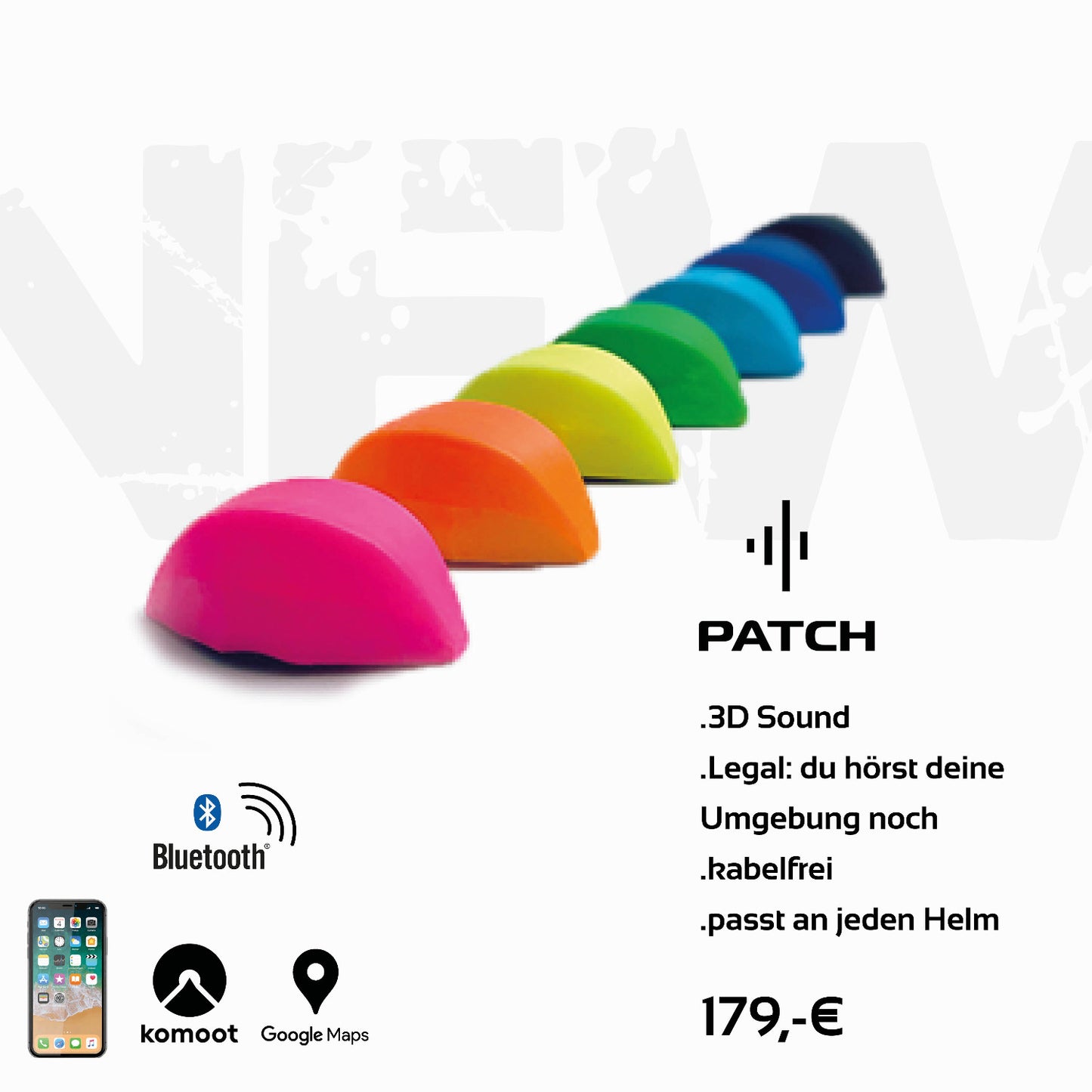 PATCH - der Lautsprecher für Deinen Fahrrad-Helm