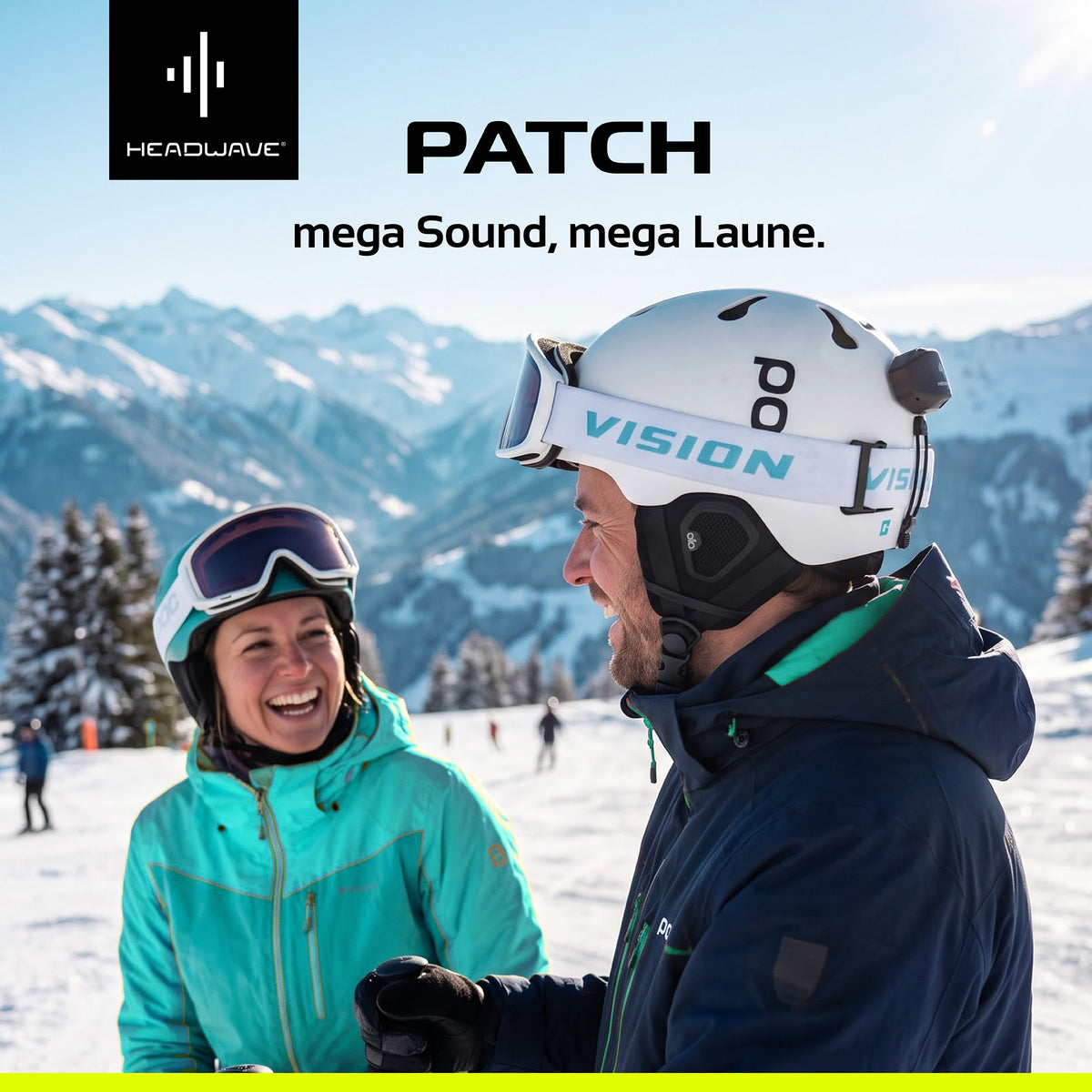 PATCH - der Lautsprecher für Deinen Ski-Helm