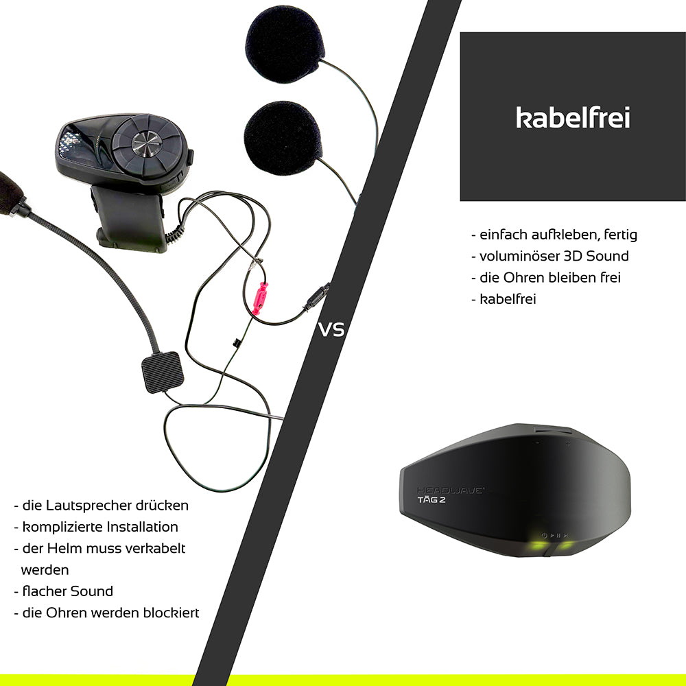 TĀG 2.0 - der Lautsprecher für Deinen Motorrad-Helm